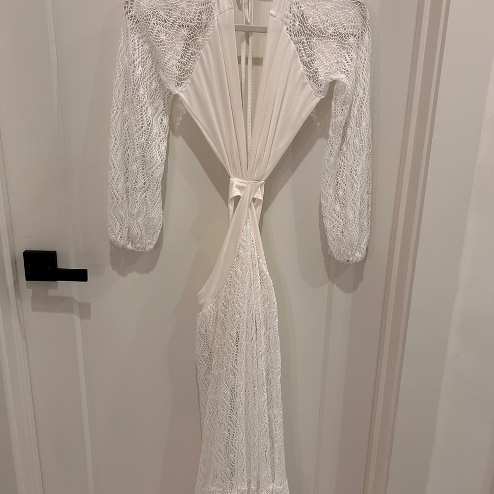 White Cut Out dress (PATBO inspired)
